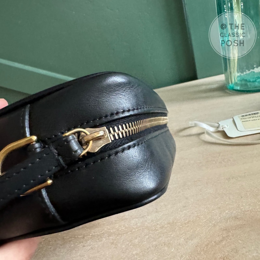 Fendi Glazed Fabric Vitello Century 1974 Stamp Black Camera Case Bag - Picture 10 of 14